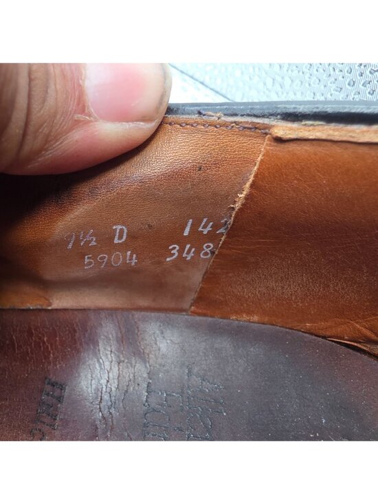Allen Edmonds Hillcrest Mens Size 9.5 Black Leather Bicycle Toe Lace Up Oxfords main image 13
